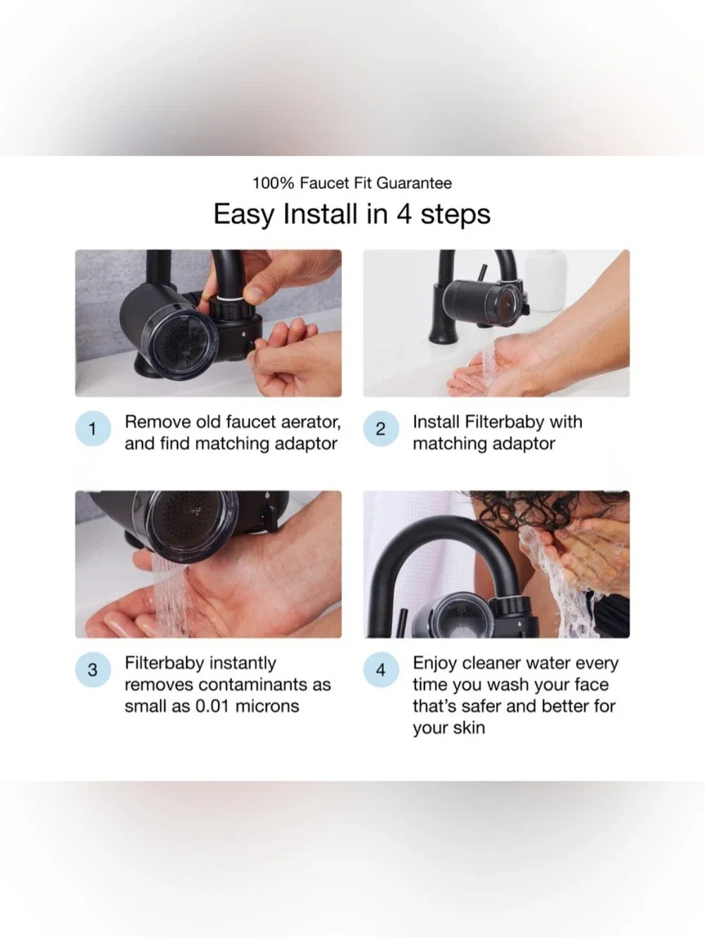 Filterbaby Faucet Filter For Skincare, New in Box